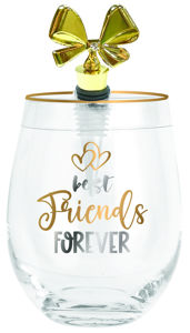 BEST FRIENDS CHEERS STEMLESS WITH STOPPER