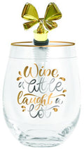 WINE A LITTLE  CHEERS STEMLESS WITH STOPPER