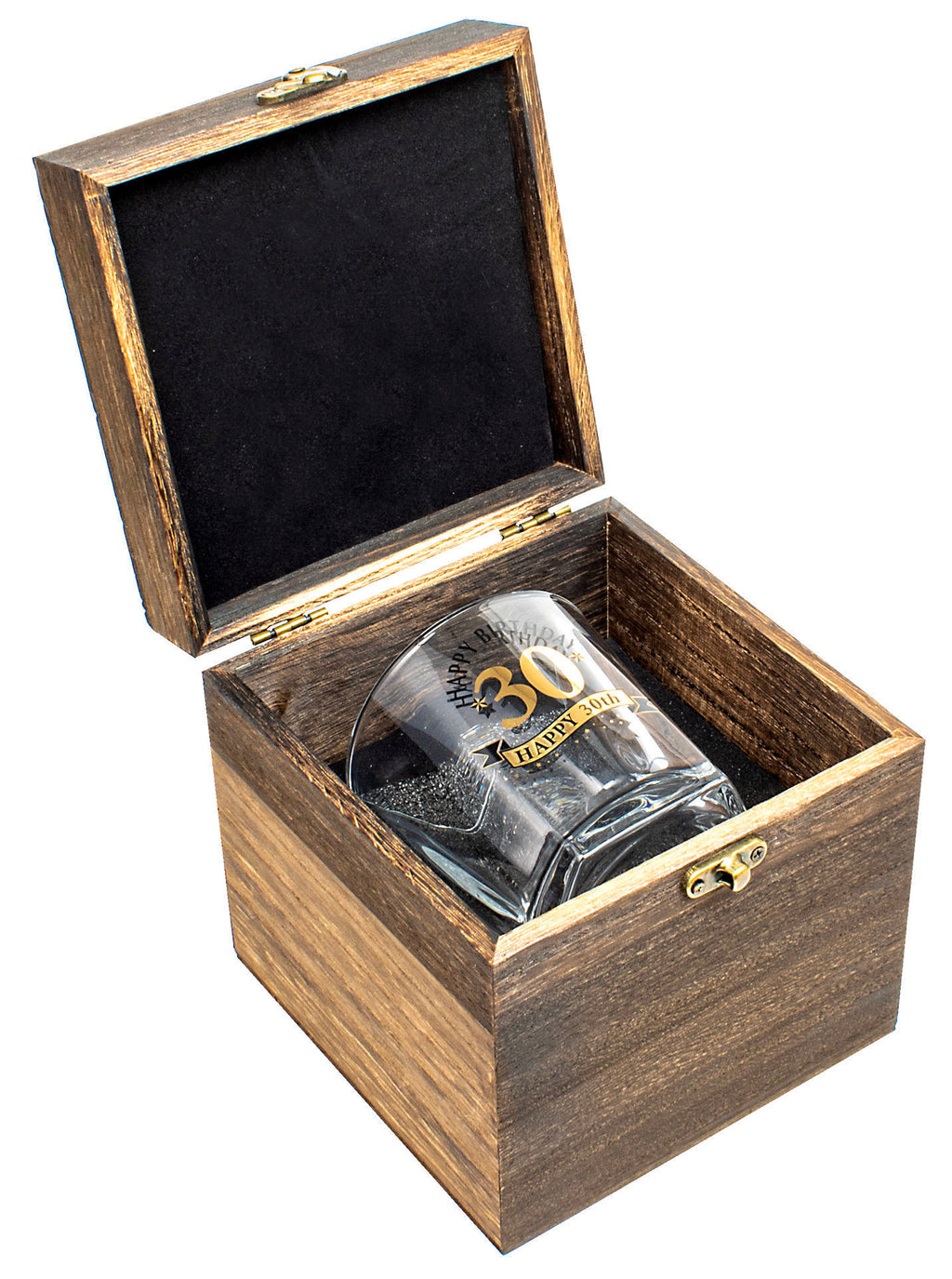 WOOD BOX 30TH GIFT SET <br> BG0242