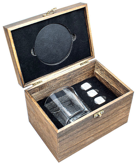 WOOD BOX PLAIN GIFT SET <br> BG0238