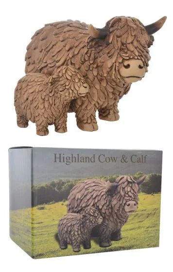Hughie Highland Cow & Calf