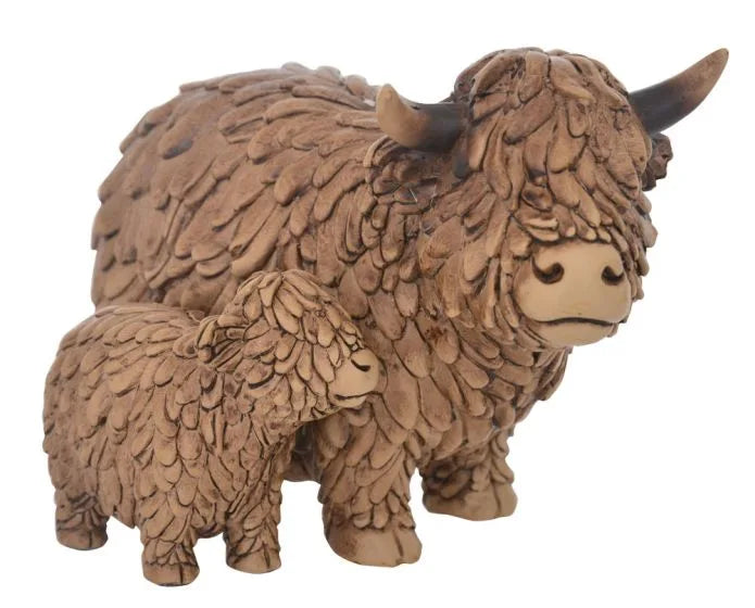 Hughie Highland Cow & Calf