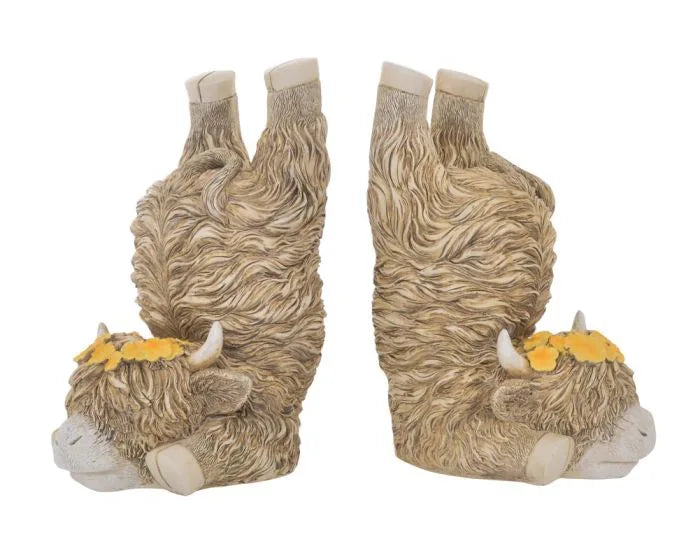 Highland Cow Bookends Set2