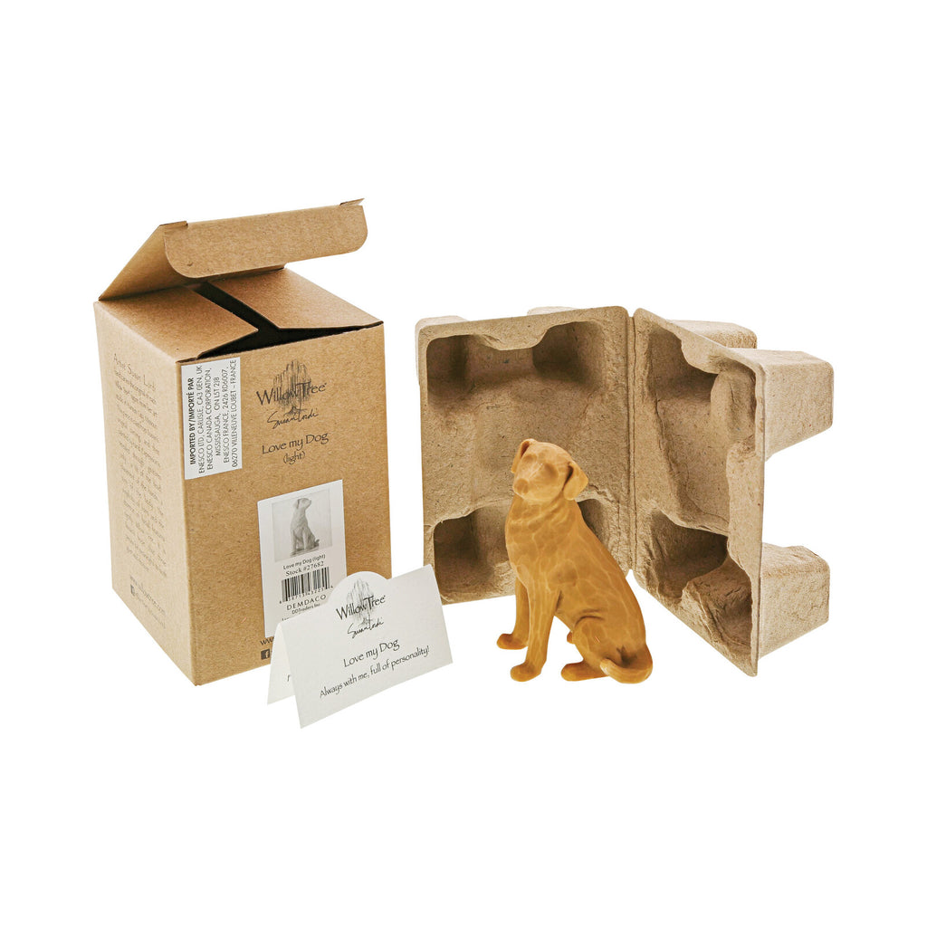Willow Tree Love My Dog Light Figurine 3"