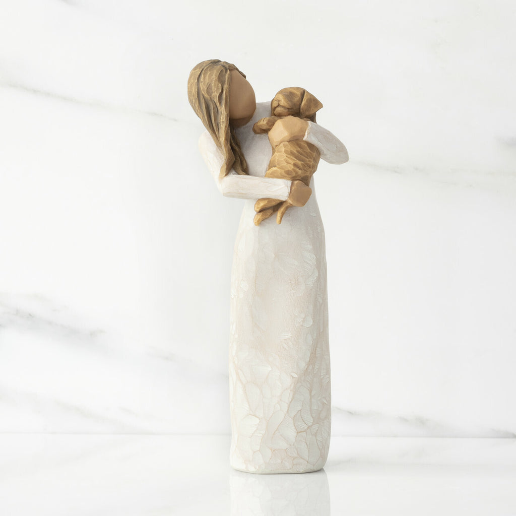 Willow Tree Adorable You Golden Dog Figurine 7.5"