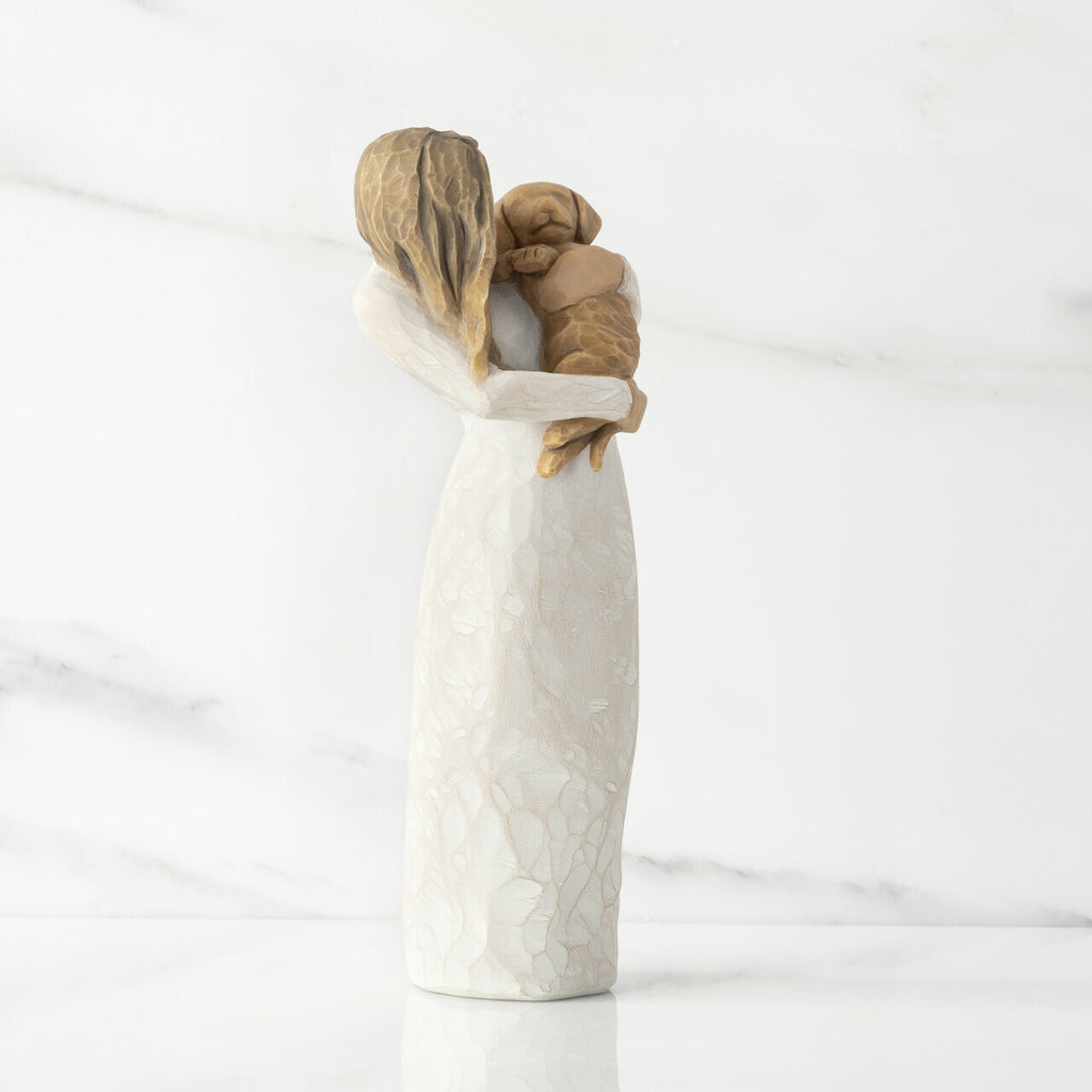 Willow Tree Adorable You Golden Dog Figurine 7.5"