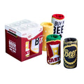 4 Pack Beer Socks Gift Pack in beer can style box