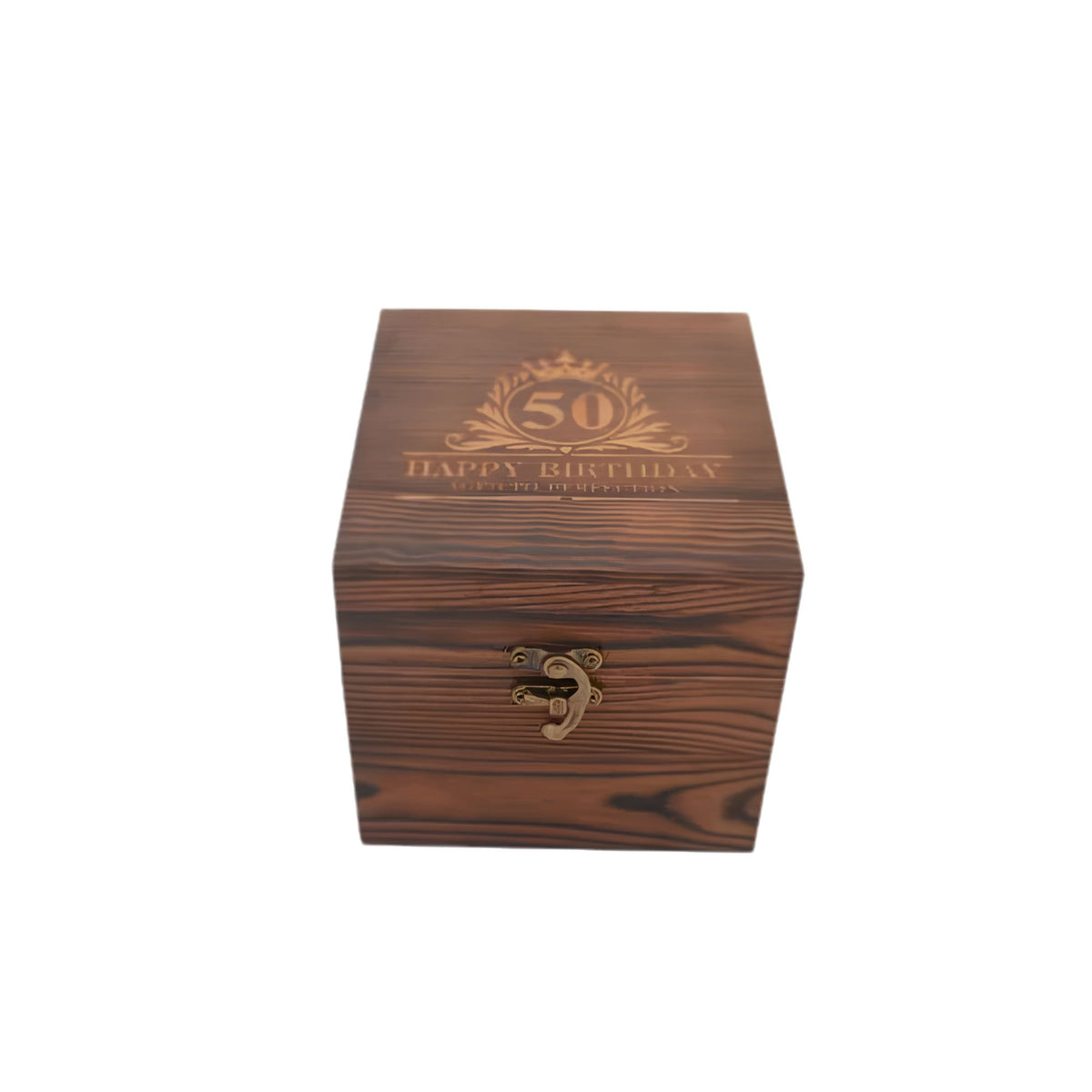 50th Birthday gift box, closed