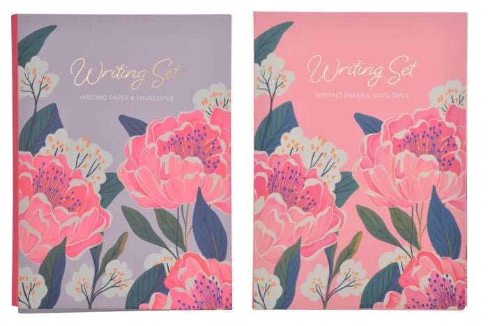 Pretty Peonies Writing Set