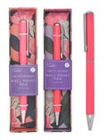 Pretty Peonies Floral Ballpoint Pen