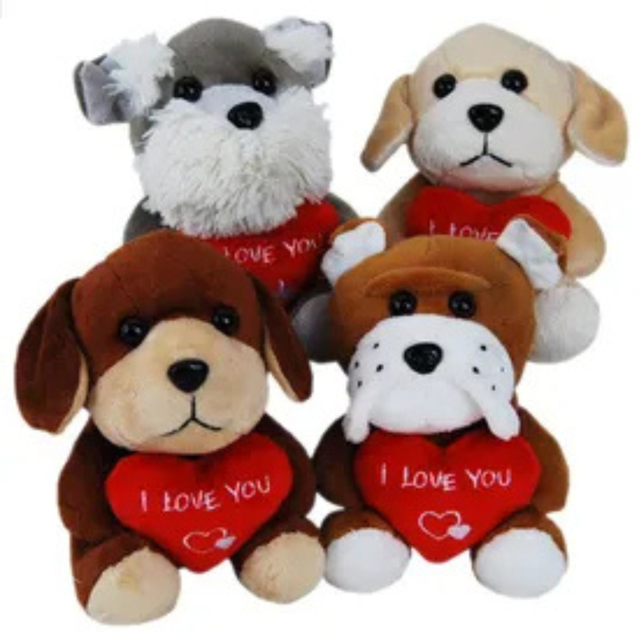STUFFED PUPPY <br>LOVE DOGS