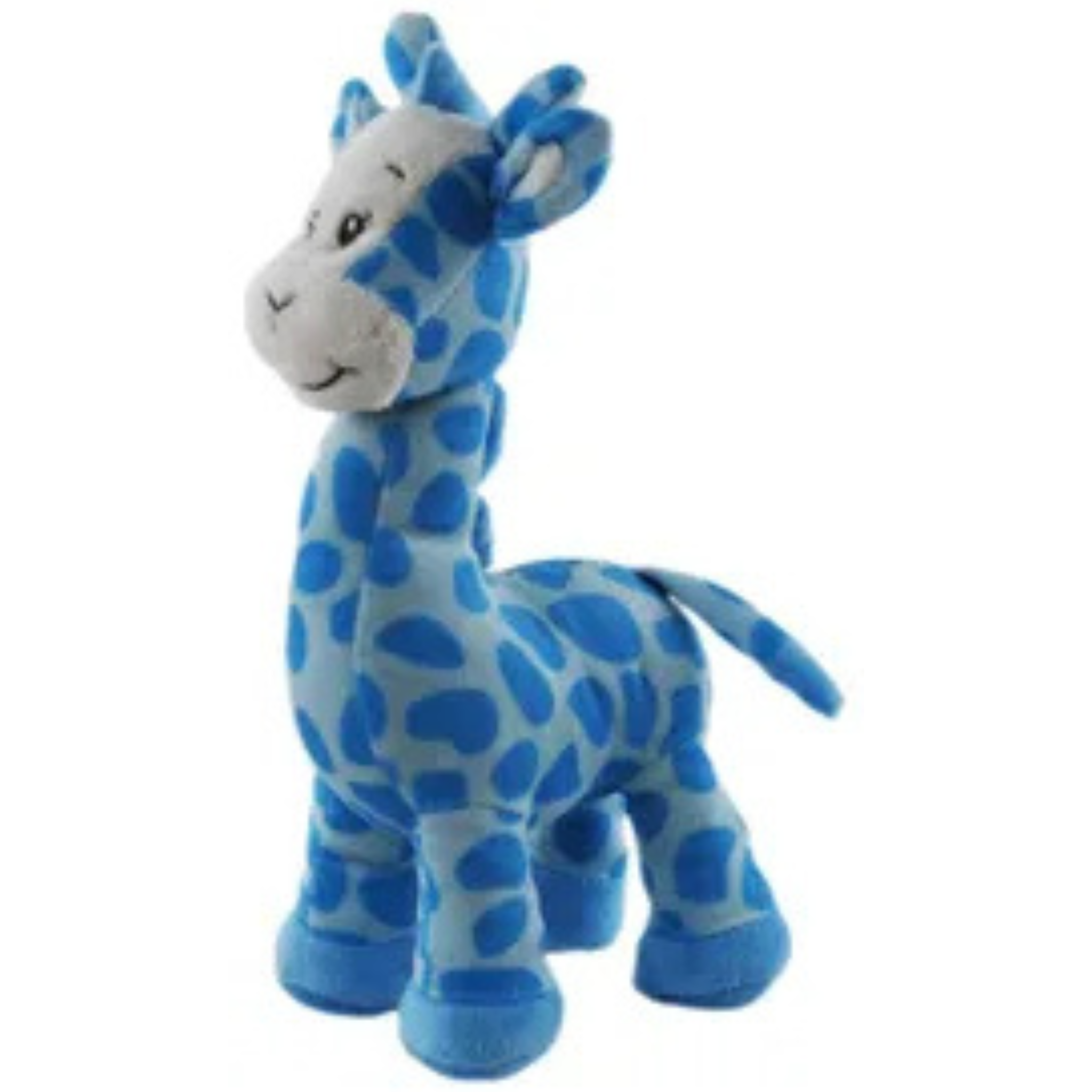 GIRAFFE SAFARI W-RATTLE BL SM 25CM