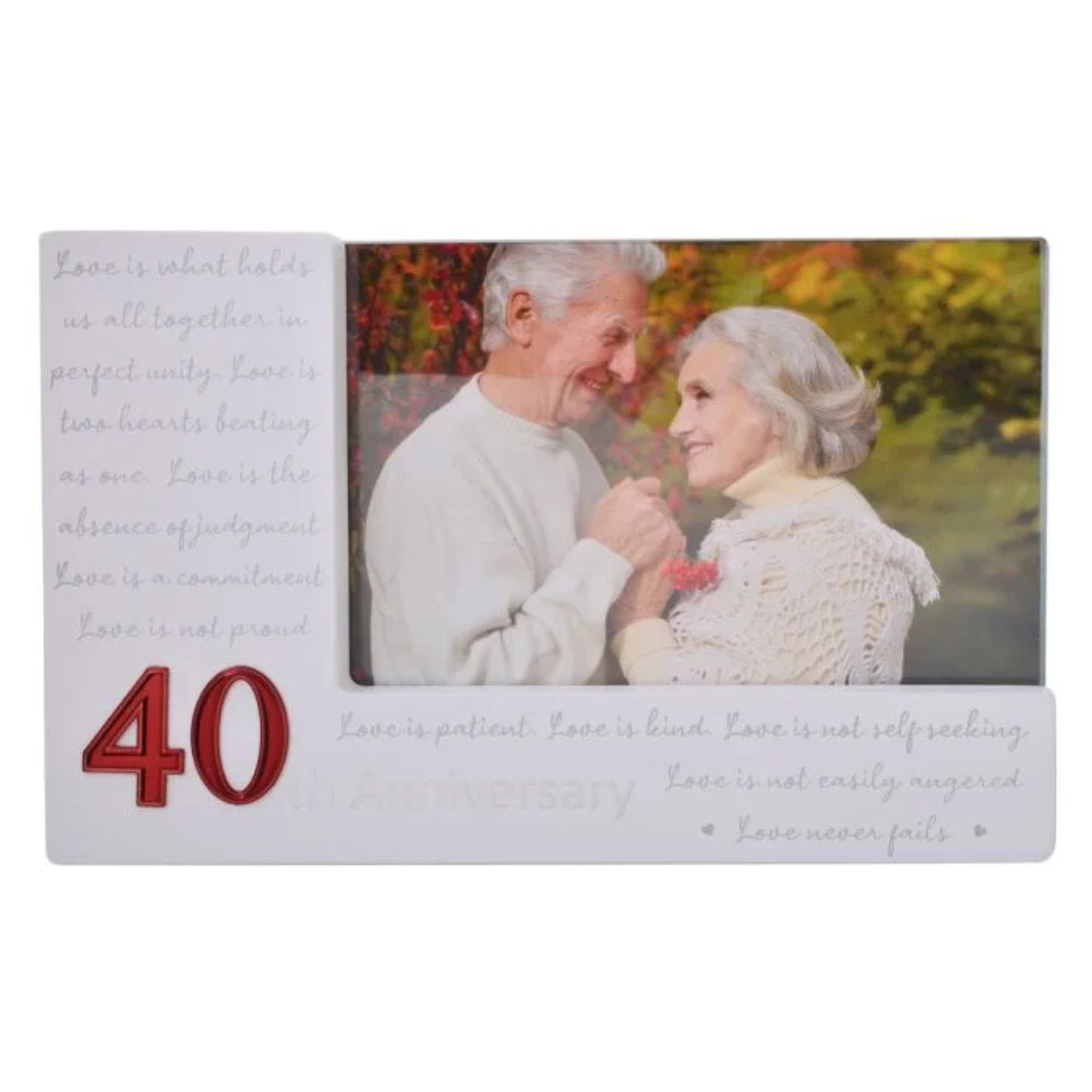 40TH ANNIVERSARY FRAME 6X4