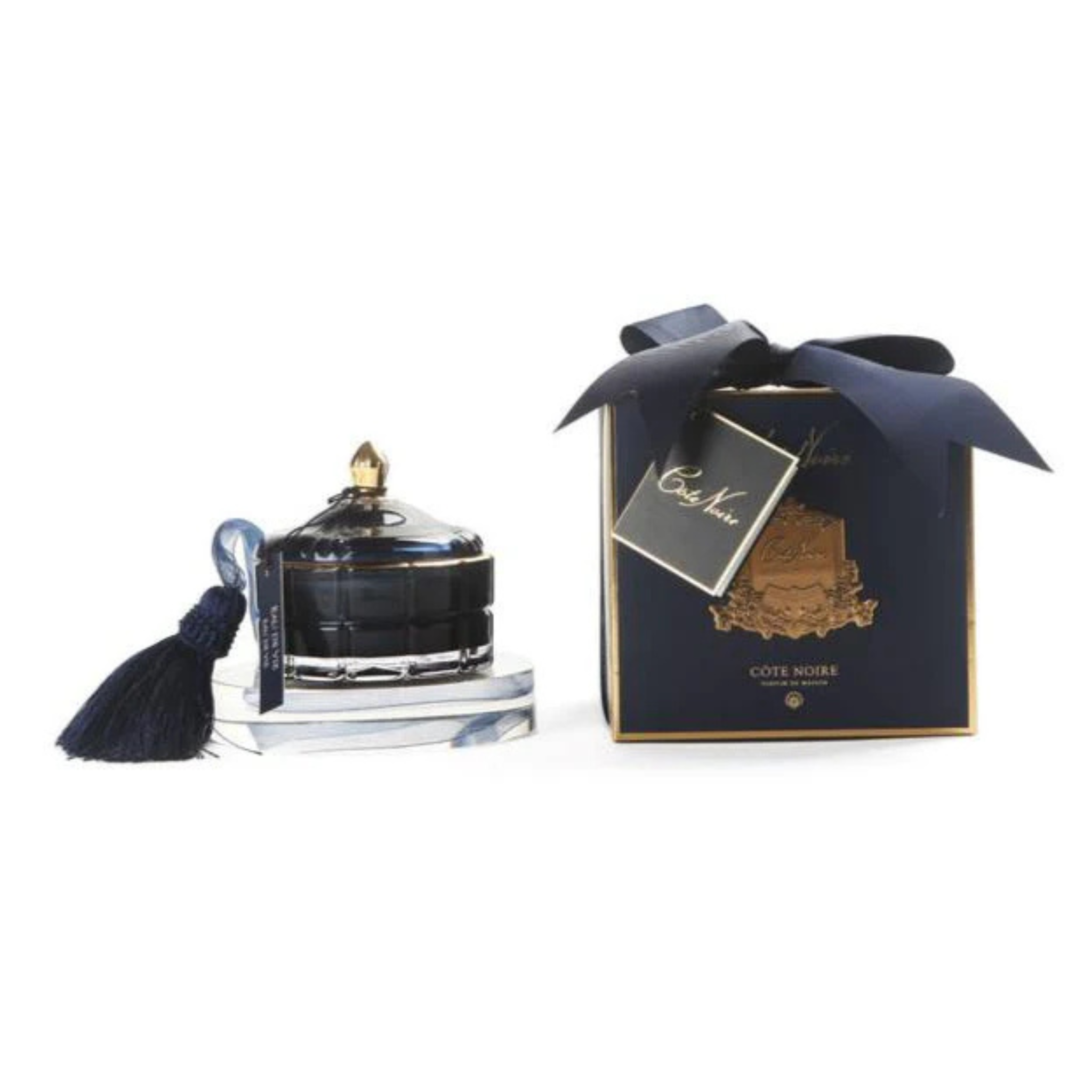 Art Deco Candle<br>Navy & Gold - Eau de Vie <br> GML45016