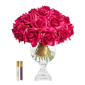 VERSAILLES clear glass -Magenta Gold Badge