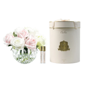 Luxury Round 13 Rose Bud Bouquet <br>  Green & French Pink - RRB13