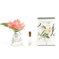 Single French Rose<br>Clear Glass -Peach<br> GMR05