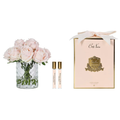 Herringbone Rose Buds <br> Clear -Champagne Pink<br> HCF15
