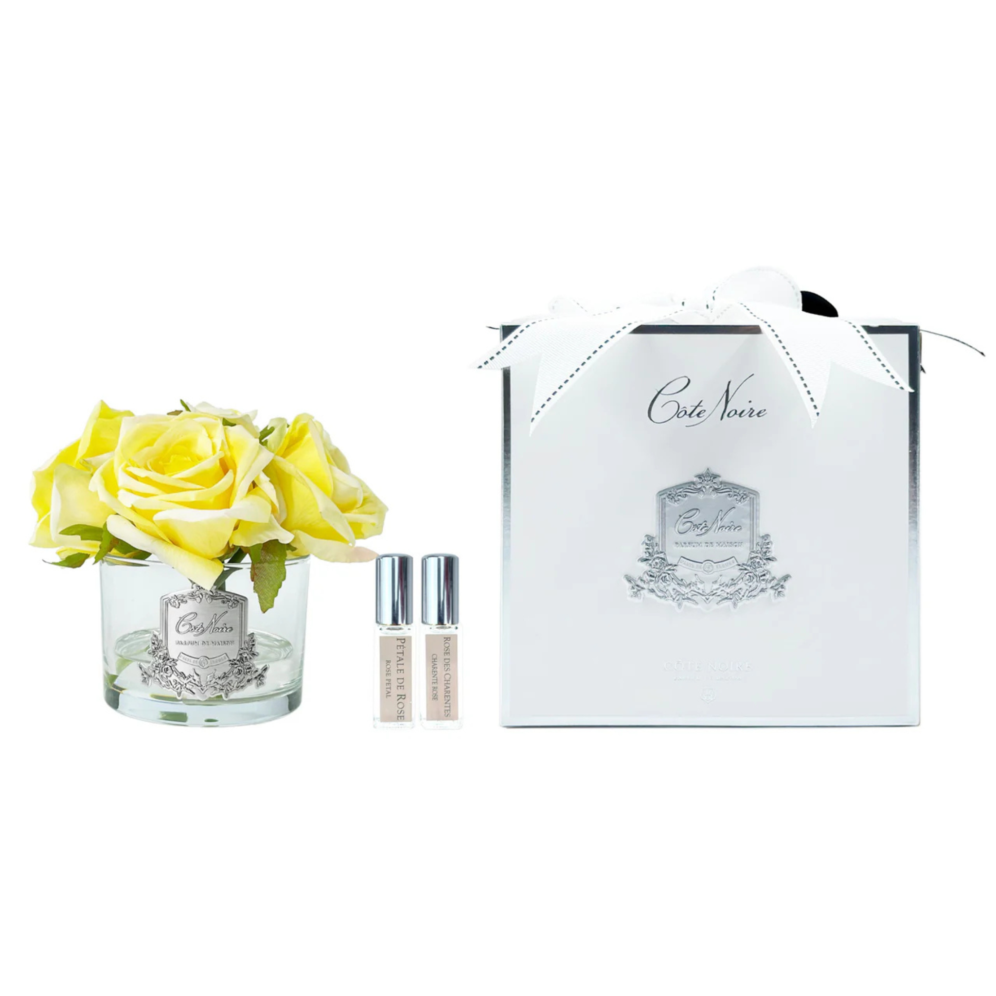 Five Roses <br>Clear Glass - Yellow<br>GMR68