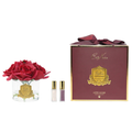 Five Roses <br> Clear Glass - Red <br> Burgundy Box - GMR90