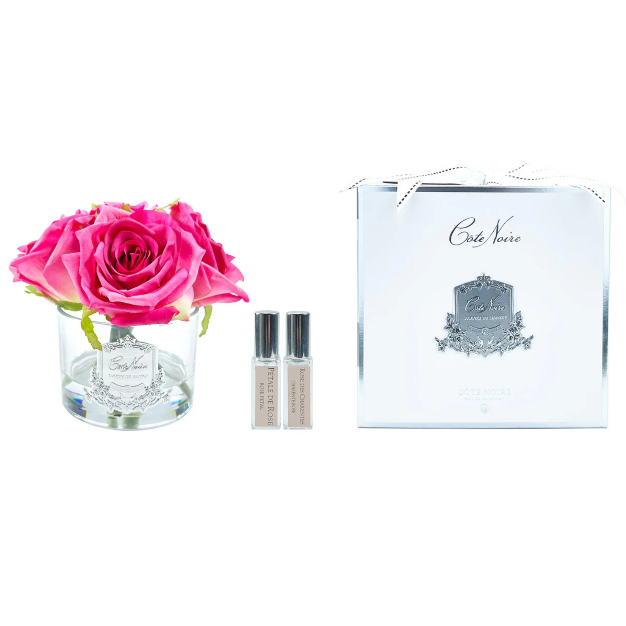 Five Roses <br>Clear Glass - Magenta Pink<br>GMR67