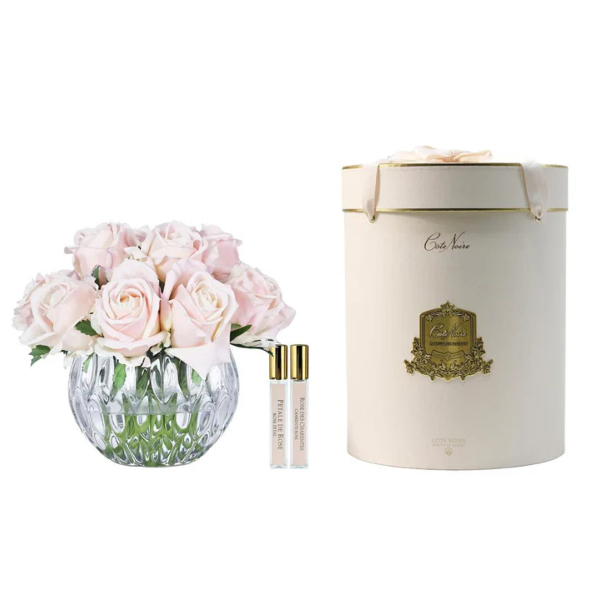 Luxury Round 13 Rose Bud Bouquet <br> Champagne Pink - RRB15
