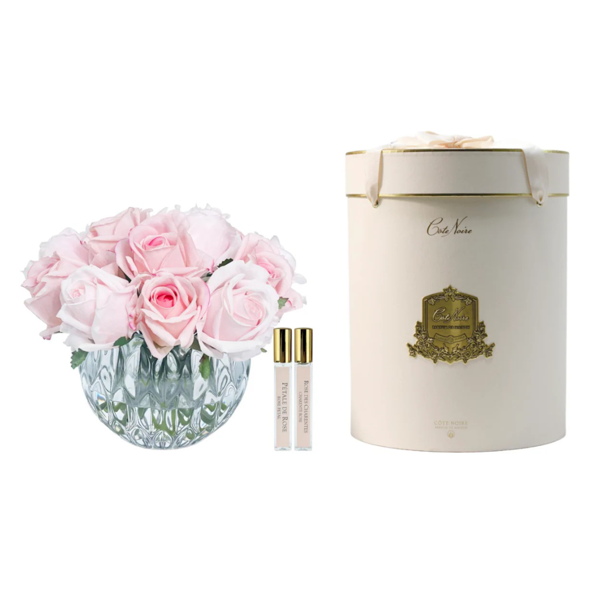 Luxury Round 13 Rose Bud Bouquet <br>  Mixed Pink - RRB14