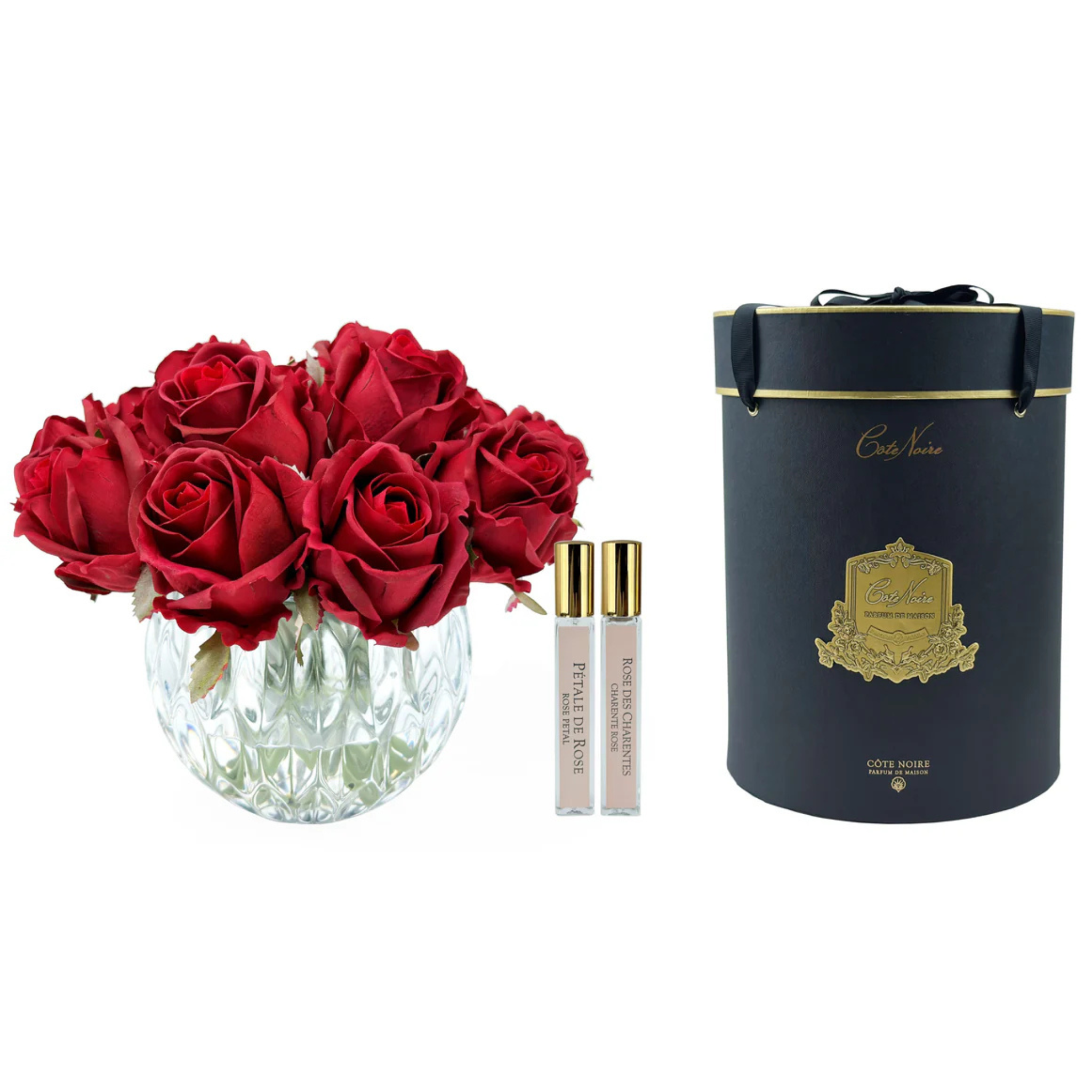Luxury Round 13 Rose Bud Bouquet <br> Red - RRB04