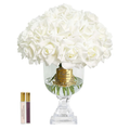 VERSAILLES clear glass - White Gold Badge