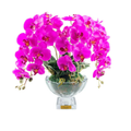 Luxury Orchid Centrepiece <br>Bouquet - Purple<br> Gold Badge - CPO09