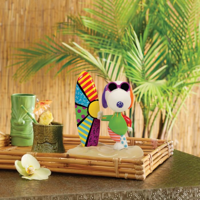 Peanuts by Britto Joe Cool Surf Figurine