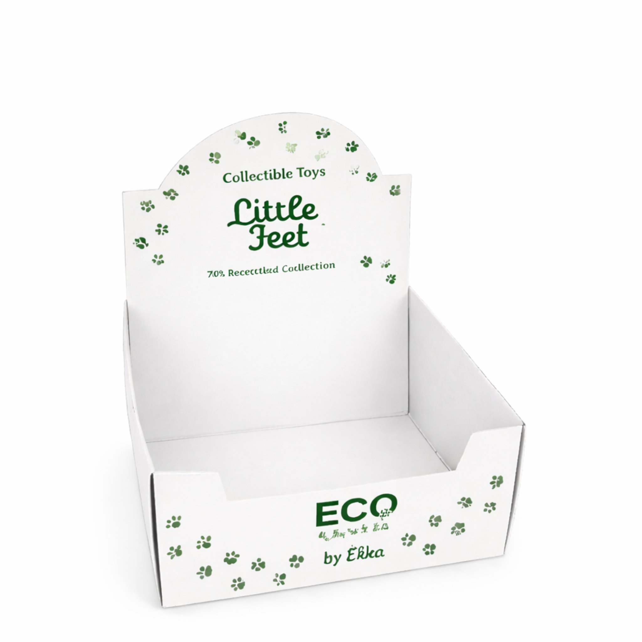 ECO LITTLE FEET DISPLAY BOX - WHITE