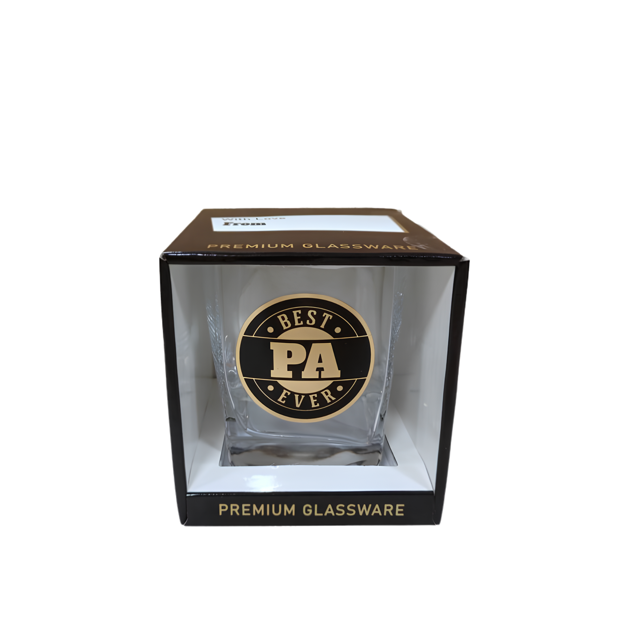 Best Pa Ever Scotch Glass – Gold Foil on Black