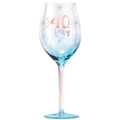 40TH WINE HOLOGRAPHIC GLASS