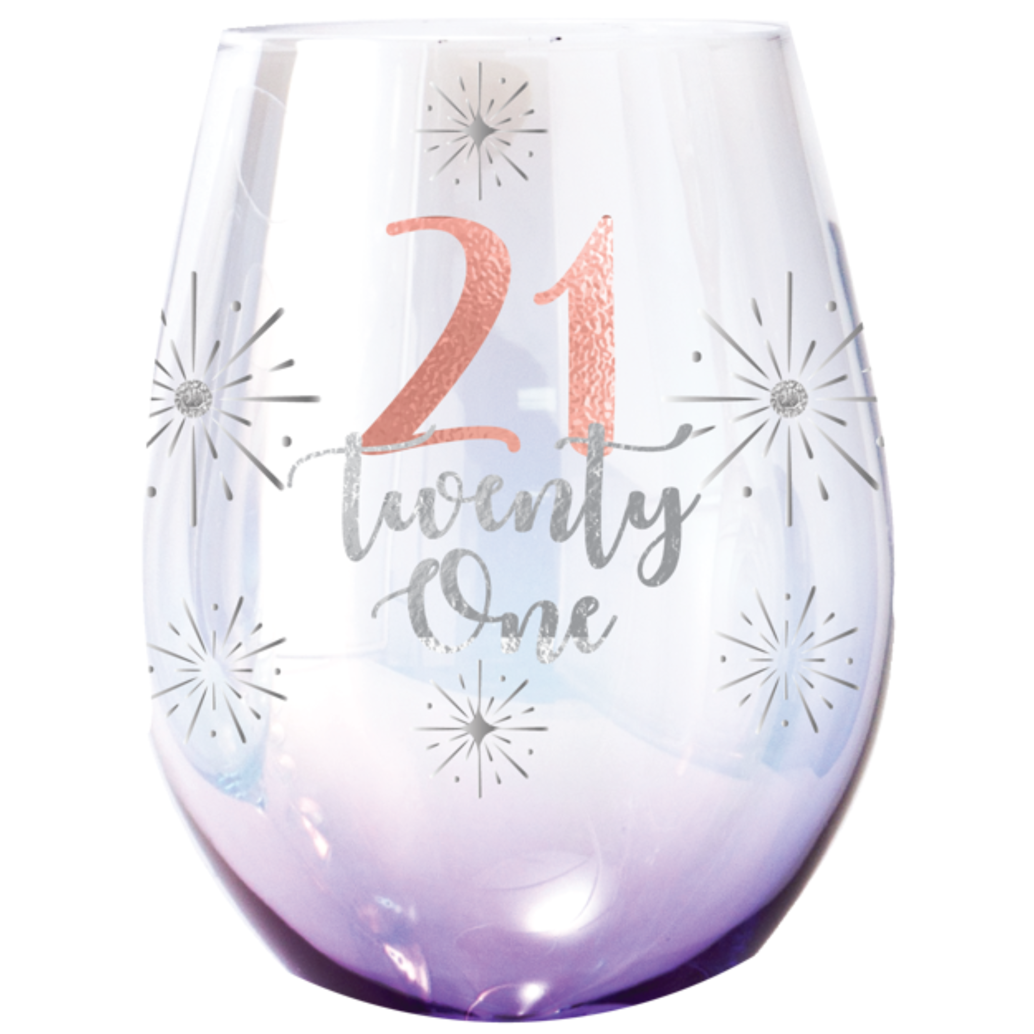 21ST STEMLESS<br> HOLOGRAPHIC GLASS