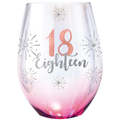 18TH STEMLESS <br>HOLOGRAPHIC GLASS