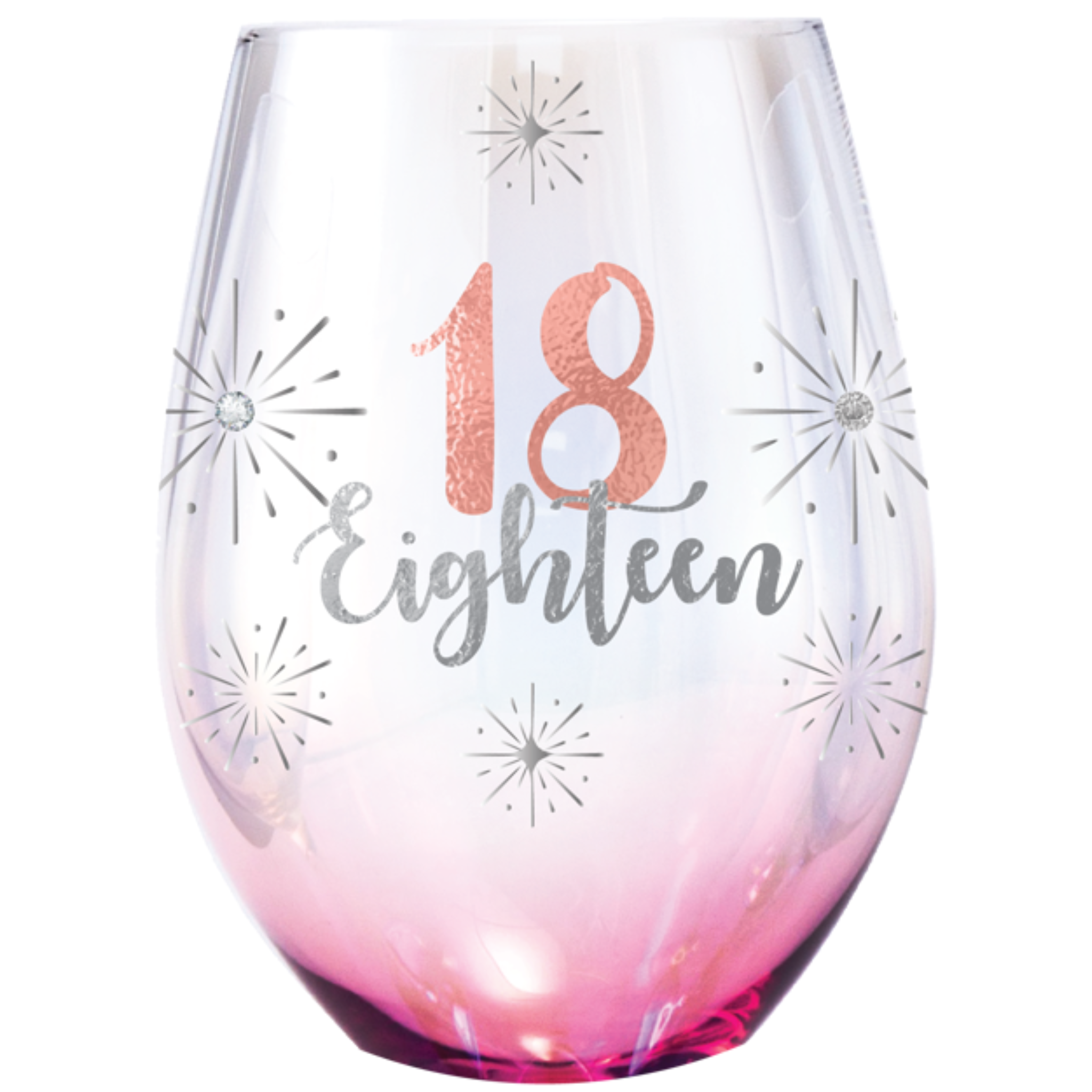 18TH STEMLESS <br>HOLOGRAPHIC GLASS