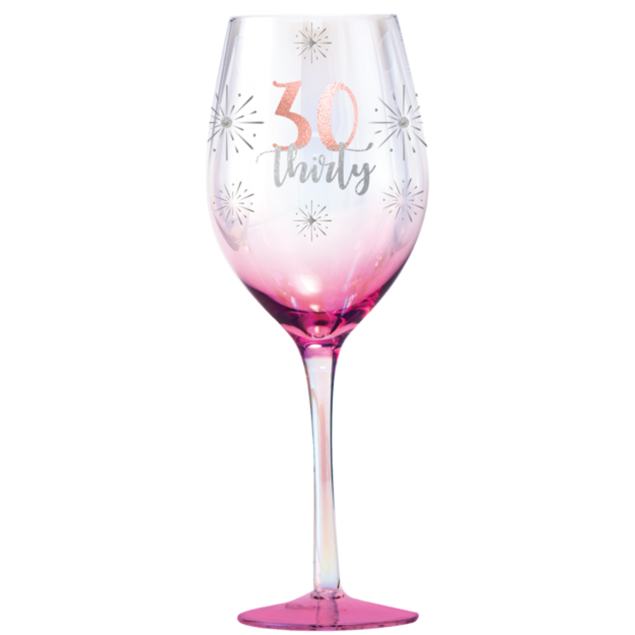 30TH WINE HOLOGRAPHIC GLASS