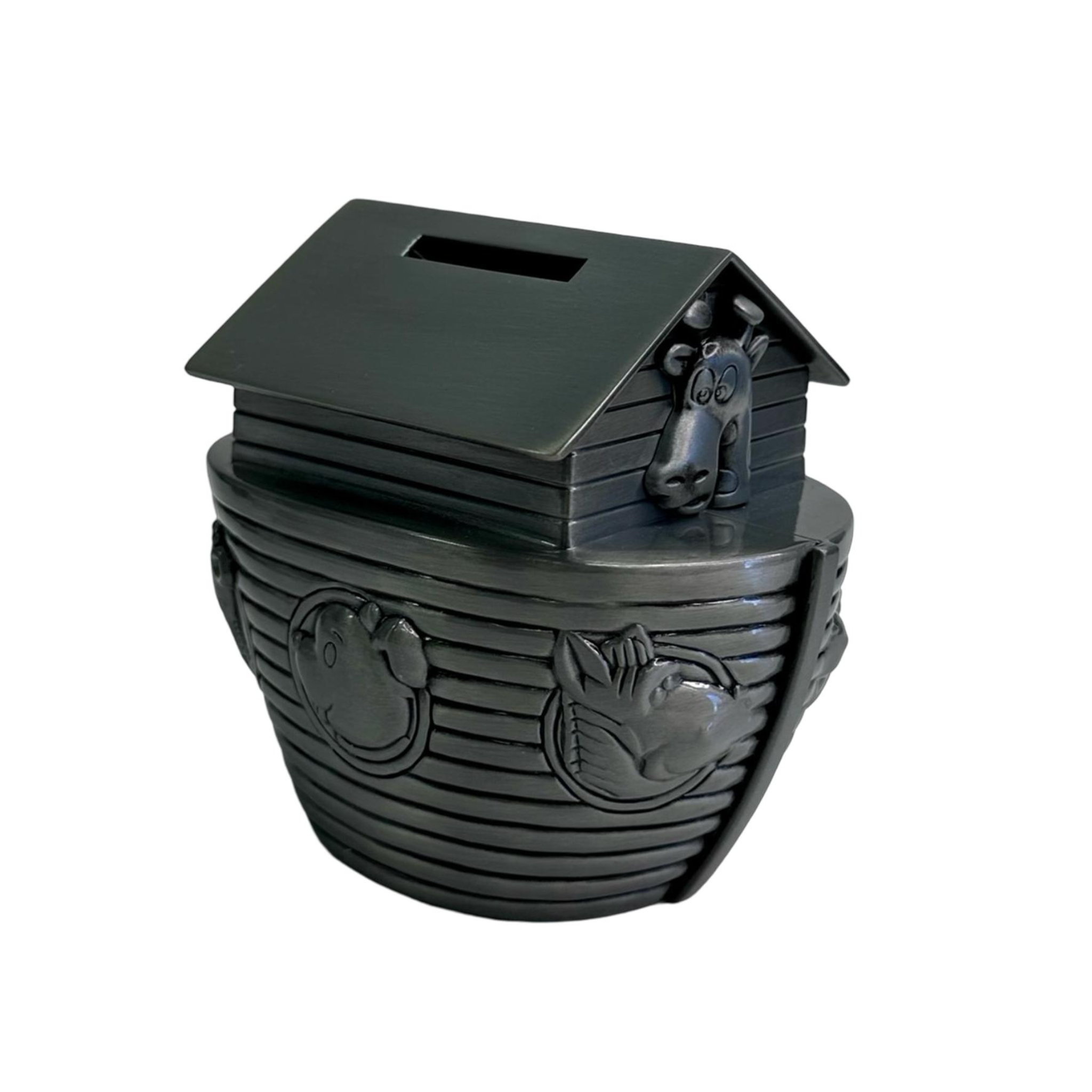 NOAHS ARK PEWTER MONEY BOX
