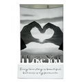 I LOVE YOU FRAME 6 X 4" - WHITE
