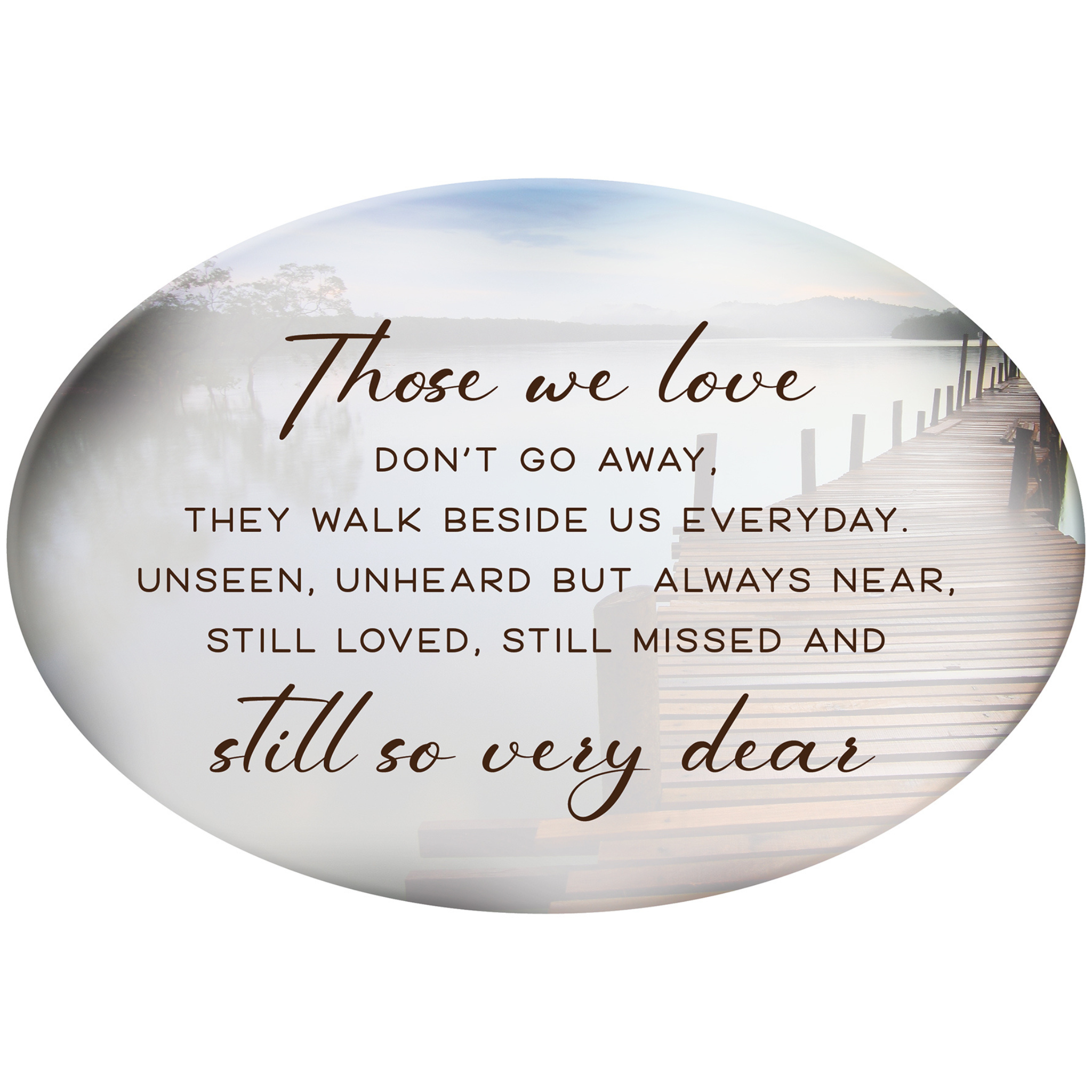 OVAL CERAMIC PLAQUES - THOSE WE LOVE