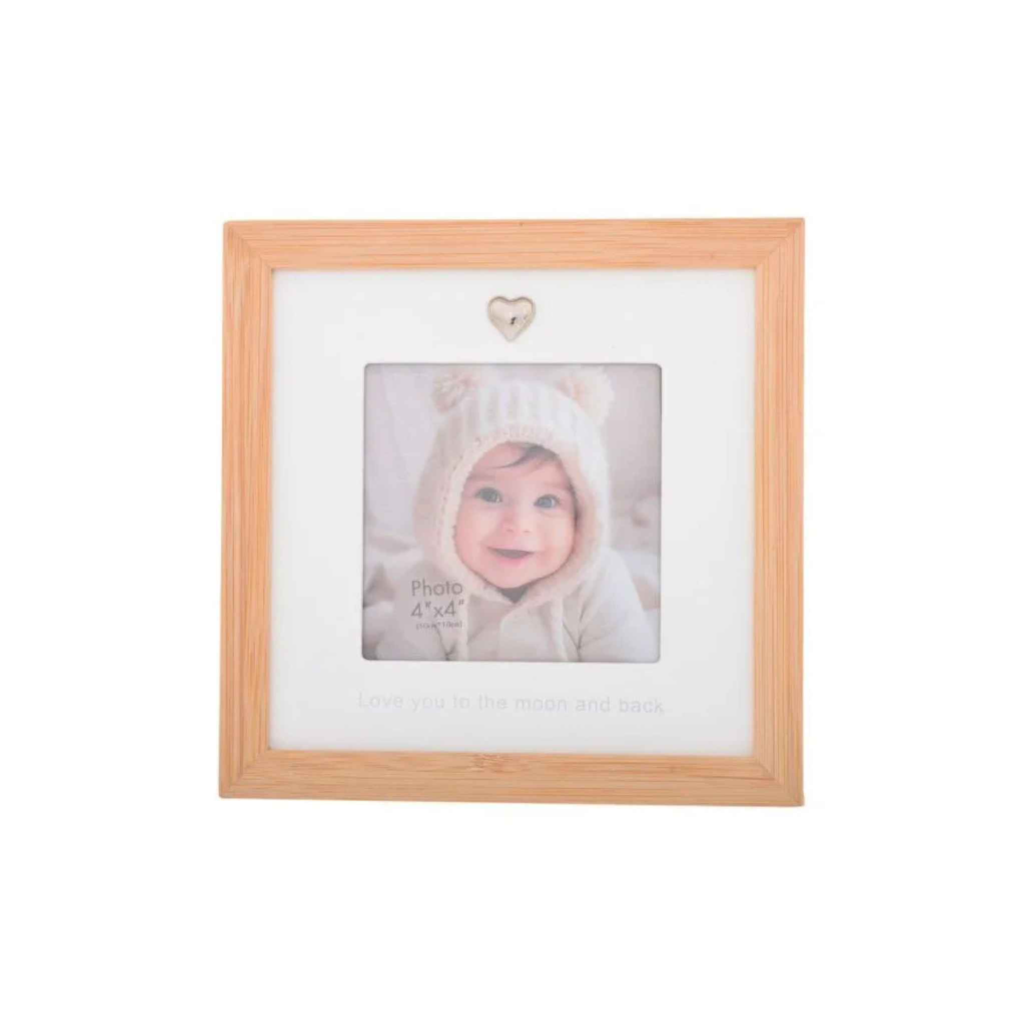 BAMBOO HEART LOVE FRAME 4X4