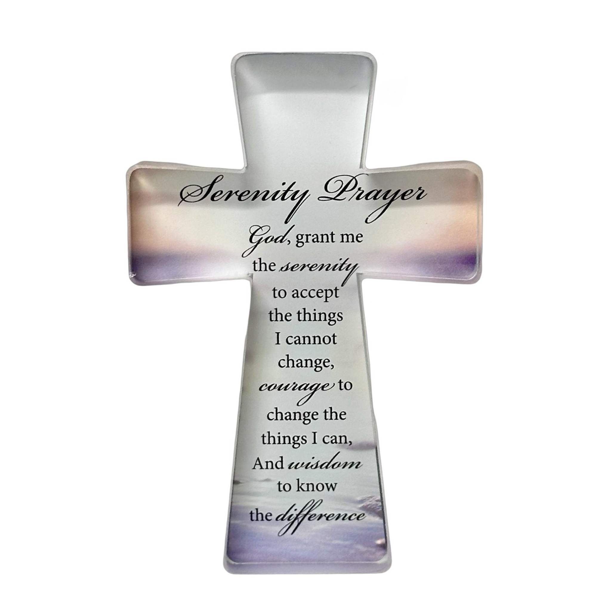 SENTIMENTAL  CROSS - SERENITY PRAYER