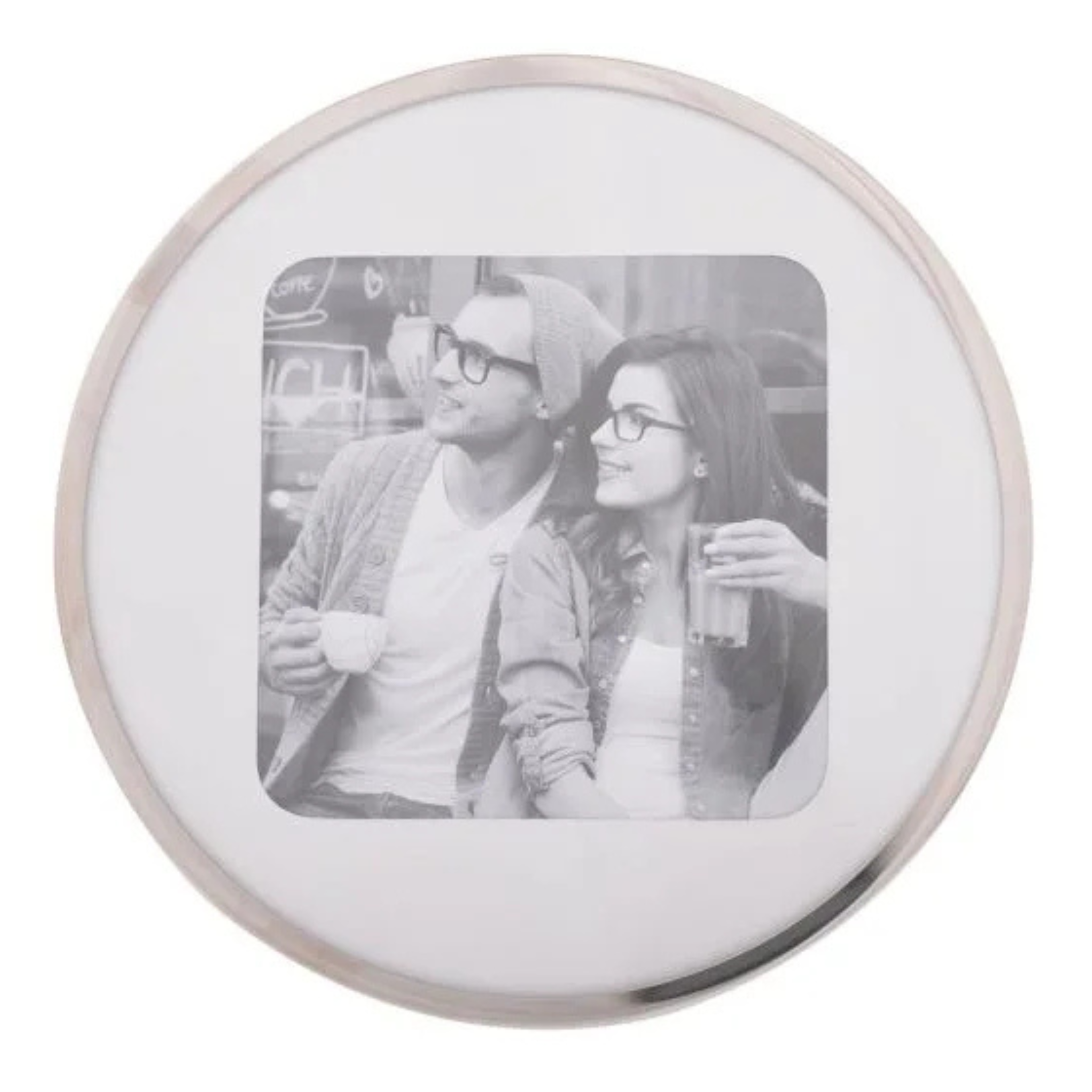 Frame - Silver Curve Round<br> 4X4
