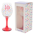 BIRTHDAY PARTY 40 WINE GLASS