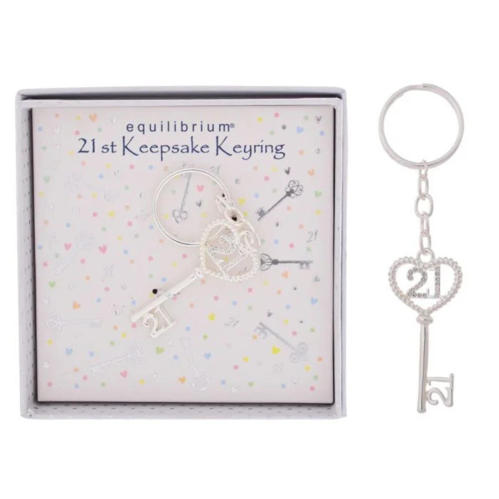 EQLB 21ST BIRTHDAY KEYRING