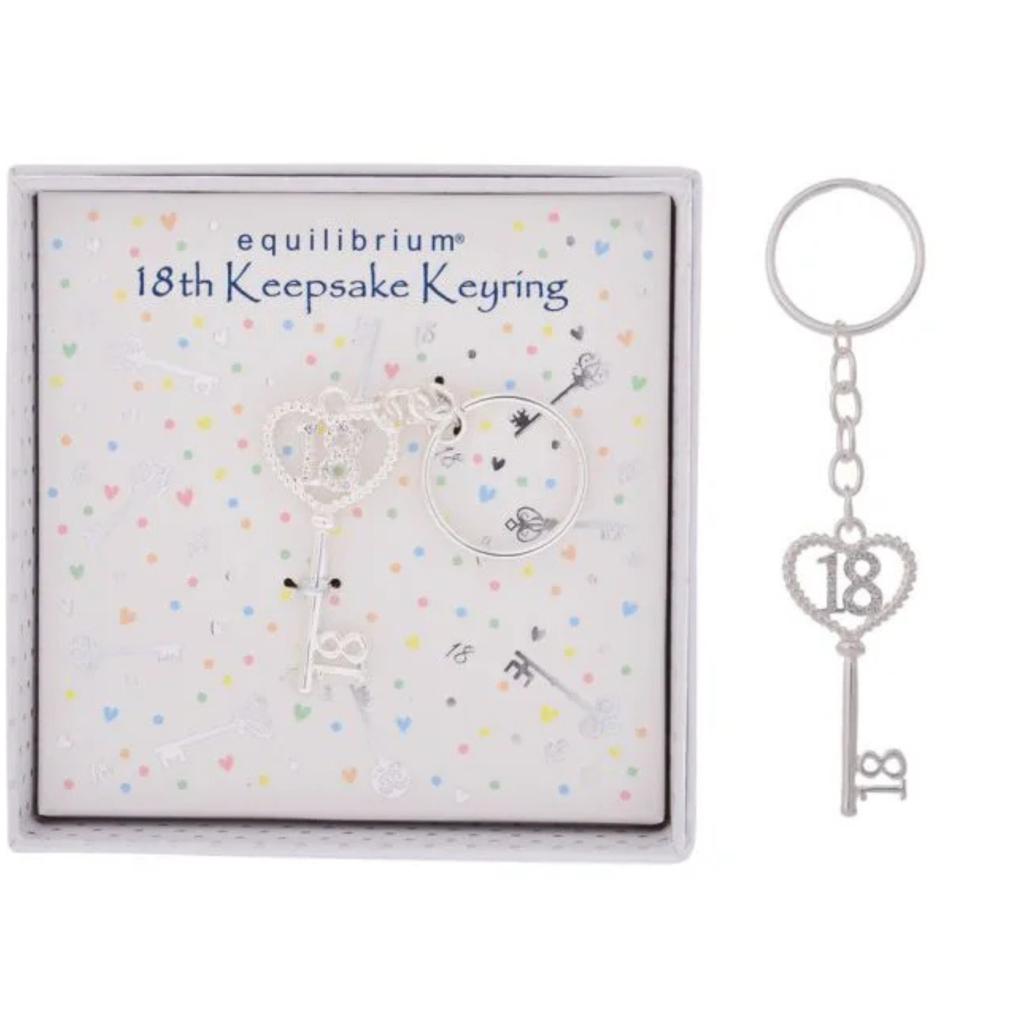 EQLB 18TH BIRTHDAY KEYRING
