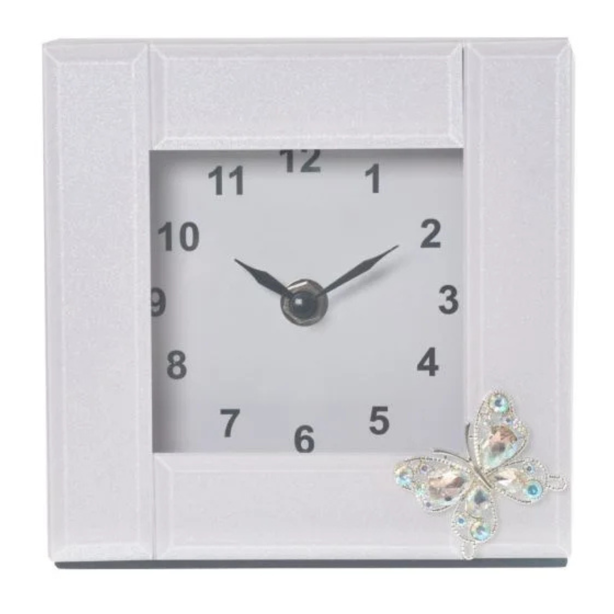CRYSTAL BUTTERFLY CLOCK