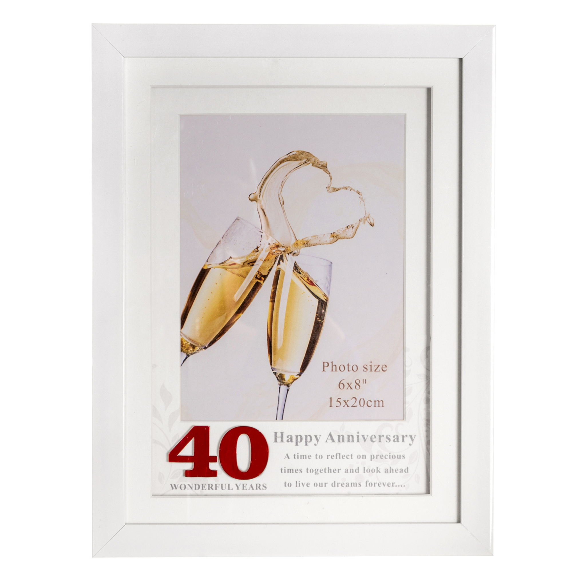 Frame - 40th Anniversary with Engrave<br> 6X8
