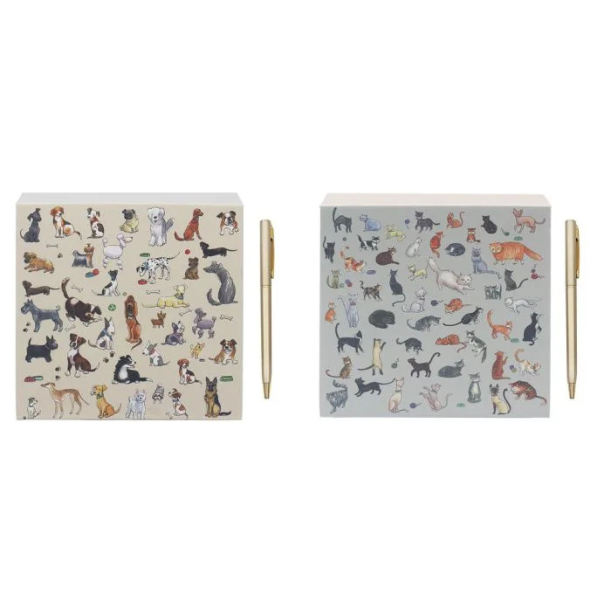 CARTOON CATS & DOGS MEMO PAD